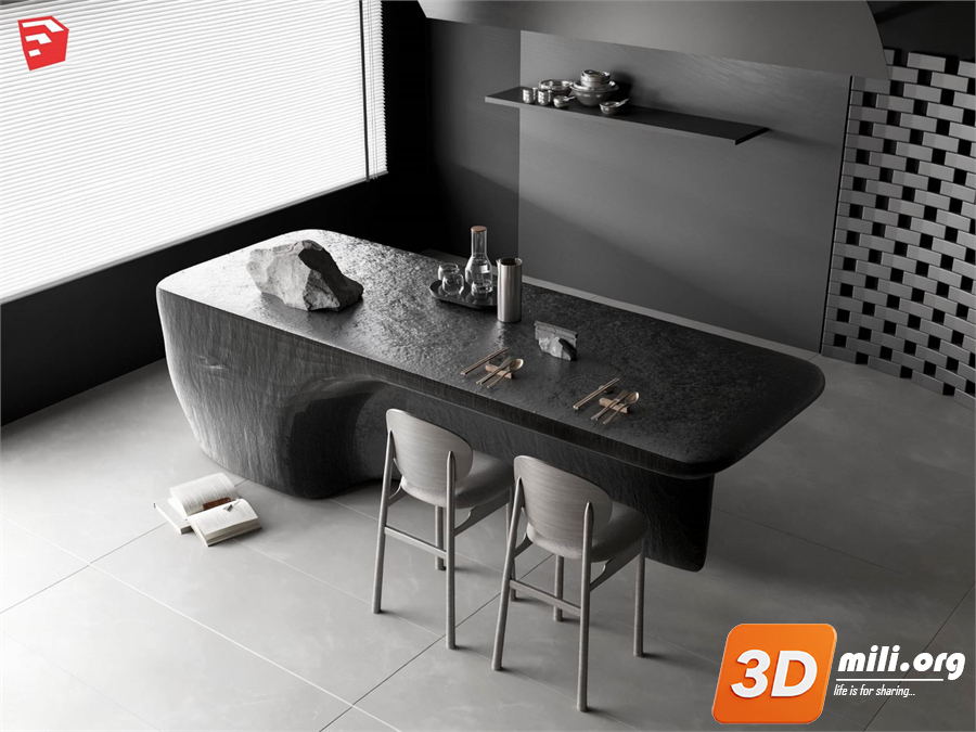 Kitchen island Skp Files
